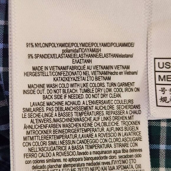 Brooks Brothers Green and Blue Plaid Button Down Dress Shirt Size Large - Picture 7 of 8